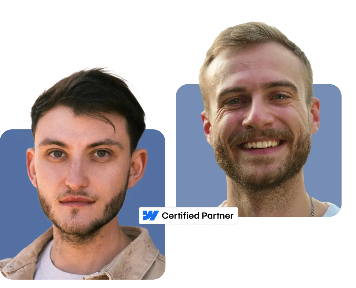 Portrait von Johannes und Etienne